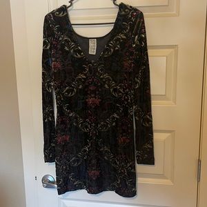 Never worn, Free People, Velvet dress, size M
